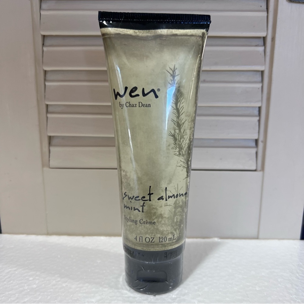 Wen Sweet Almond Mint Styling Crème Anti-Frizz 4 Oz by Chaz Dean New Sealed